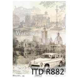 Papier ryżowy ITD A4 R0882 Warszawa